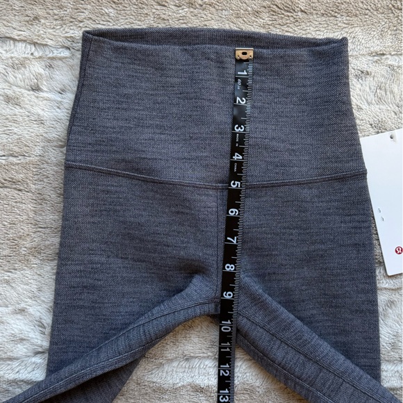 Lululemon Align Pant Il Mini Heathered Herringbone Heathered Black White/Black - Picture 9 of 13